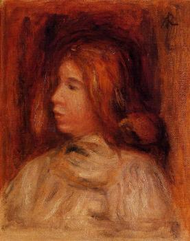 皮埃爾 奧古斯特 雷諾阿 Portrait of a Young Girl 皮埃爾 奧古斯特 雷諾阿 Portrait of a Young Girl